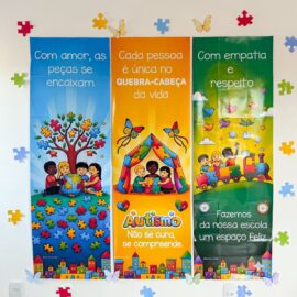 Painel dia da conscientização do autismo – Faixas