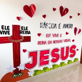 Painel - Cristã - Páscoa é amor