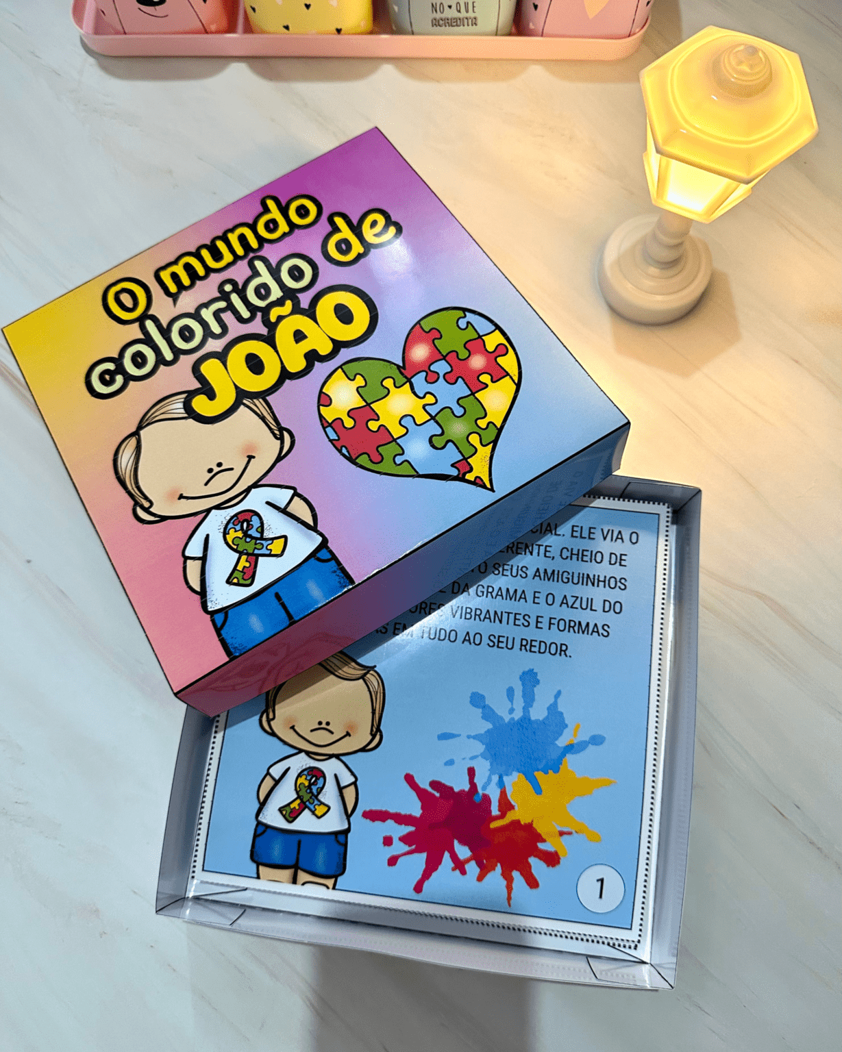 O Mundo Colorido de João – História na Caixa