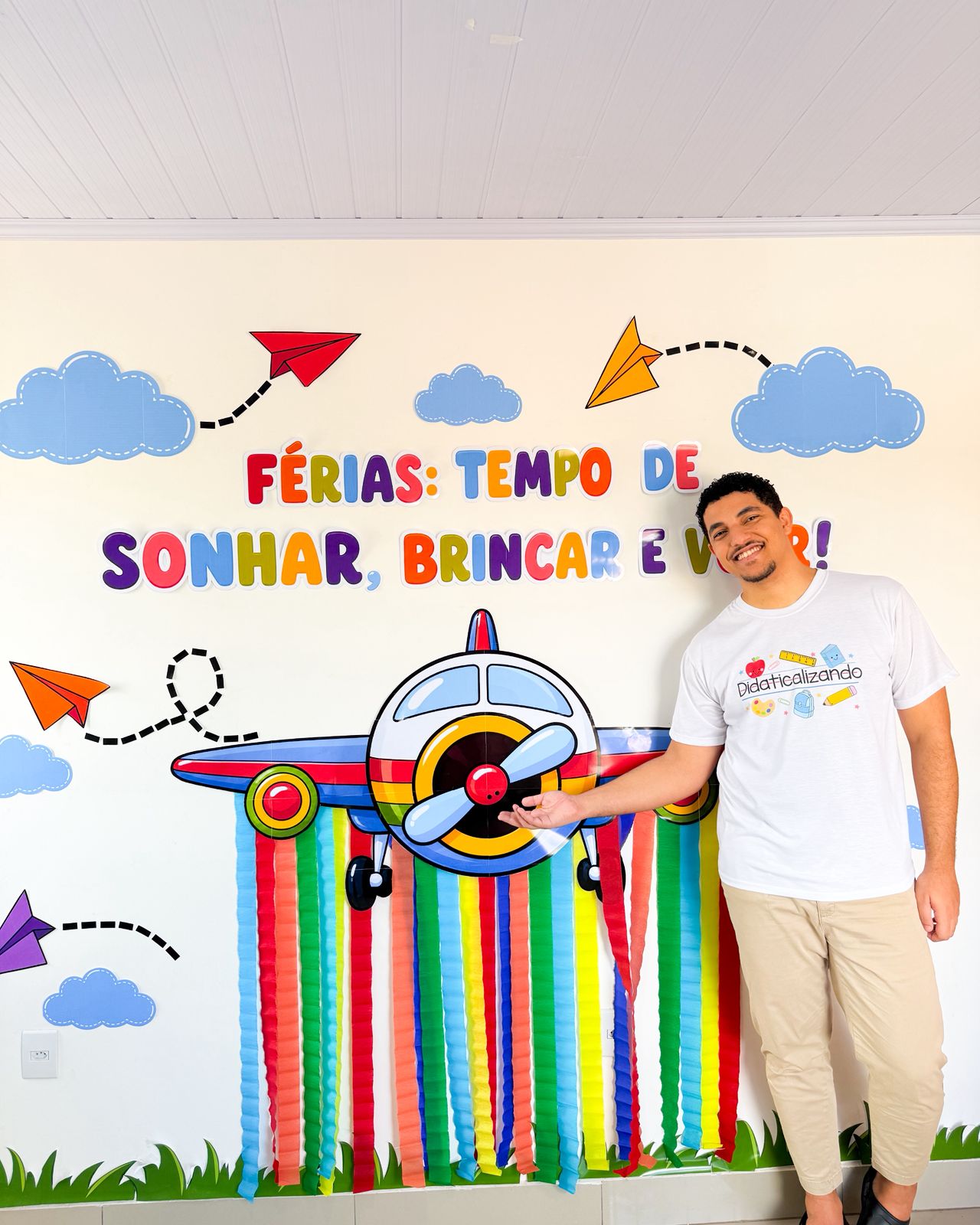 Painel para as Férias - Brincar e voar - Imagem 2