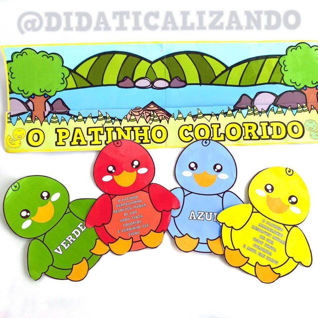 Recurso o patinho colorido - Lojinha Didaticalizando