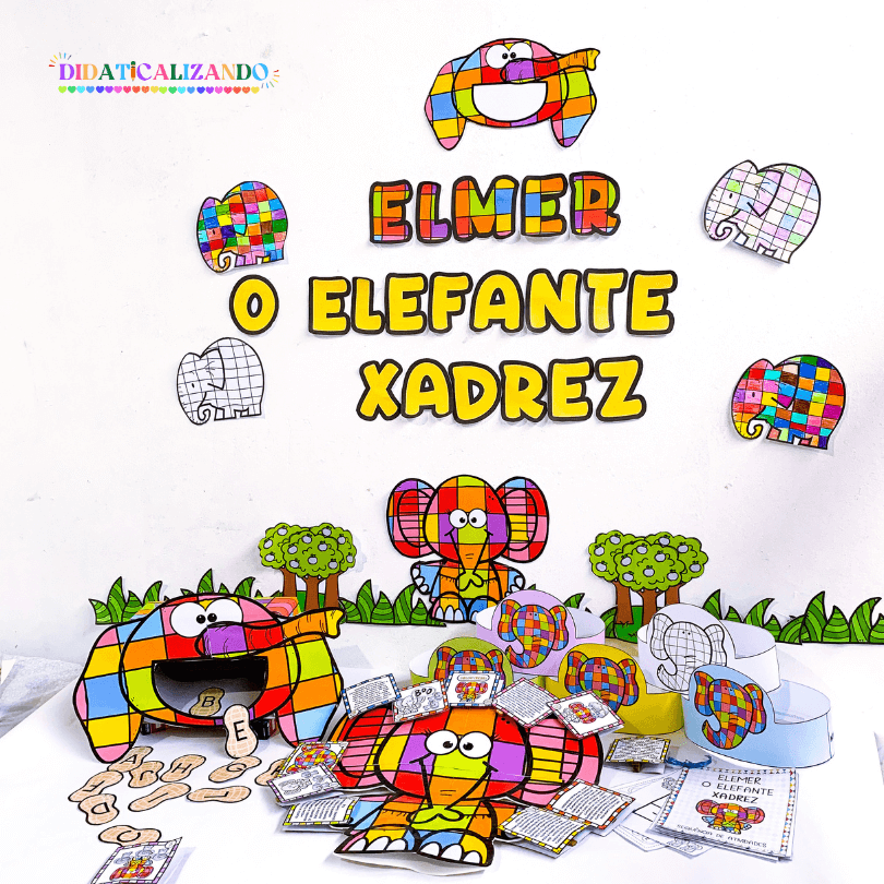 Livro - Elmer o elefante xadrez ⋆ EduKinclusiva