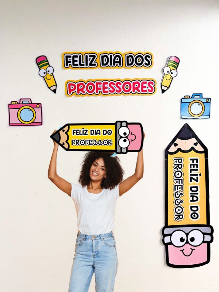 Mural – Dia dos professores – Lojinha Didaticalizando