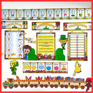 Kit organizaçao sala de aula - Tema: Sítio do Picapau Amarelo