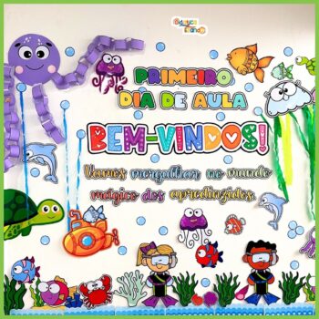 Primeiro dia de aula - Fundo Do Mar