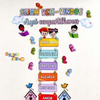 Painel para porta - volta às aulas