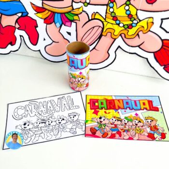 Lembrancinha explosão de carnaval