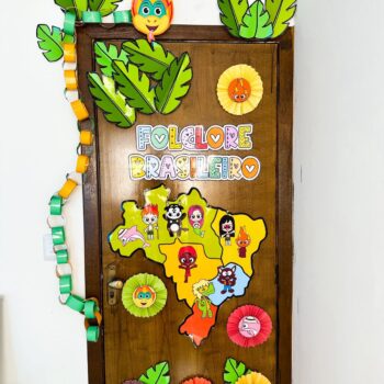 Painel para a porta - Folclore Brasileiro