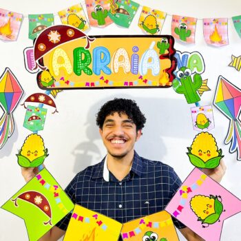 Moldura bambolê festa junina