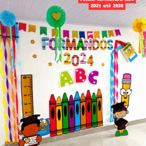 Painel formatura ABC 2025 até 2028 - Giz de Cera
