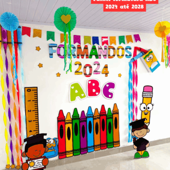 Painel formatura ABC 2025 até 2028 - Giz de Cera