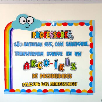 Dia dos professores - Arco-íris
