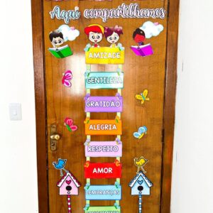 Painel para porta - volta às aulas