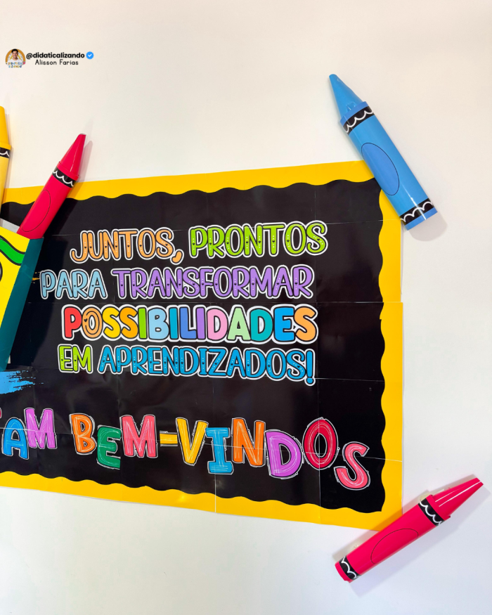 Painel – Volta às Aulas: Giz de Cera – Tema: Possibilidades - Imagem 4