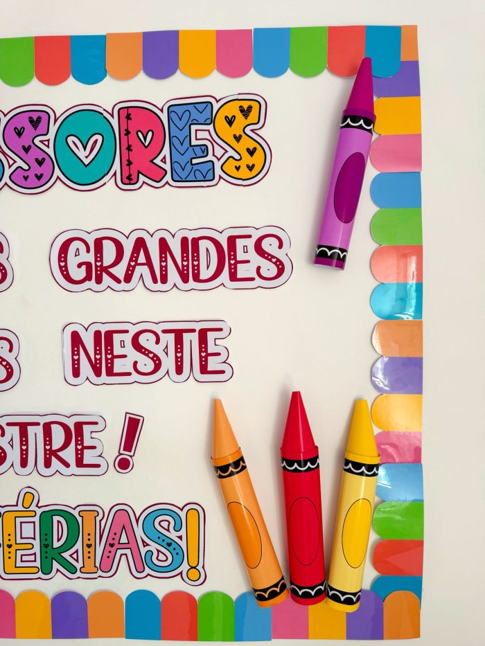 Painel de Férias para Professores – Tema Giz de Cera - Imagem 5