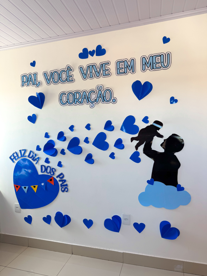 Painel Dia dos Pais – Tema - Coração - Imagem 3