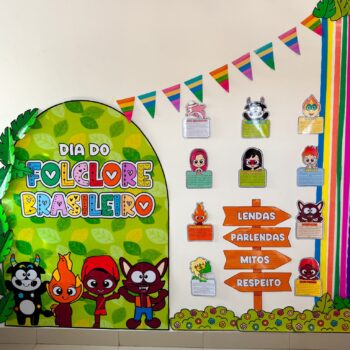Painel Folclore Brasileiro - Mitos e Parlenda