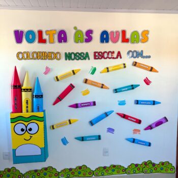 Volta às aulas - Giz de cera