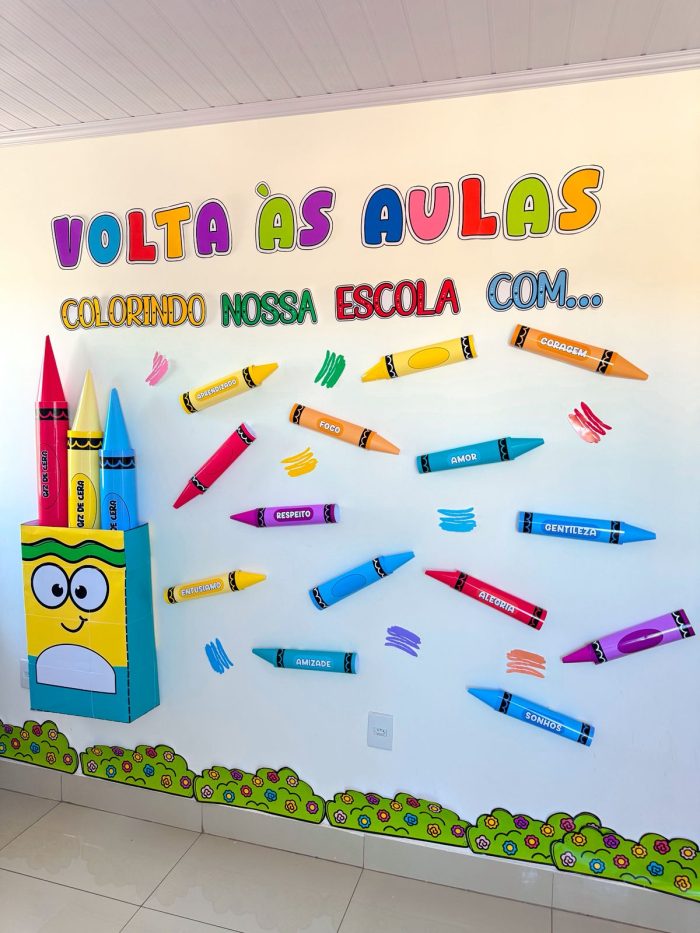 Volta às aulas - Giz de cera - Imagem 3