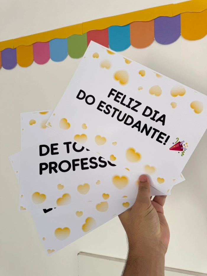 Plaquinhas Para Vídeo Dia Dos Estudantes - Imagem 3