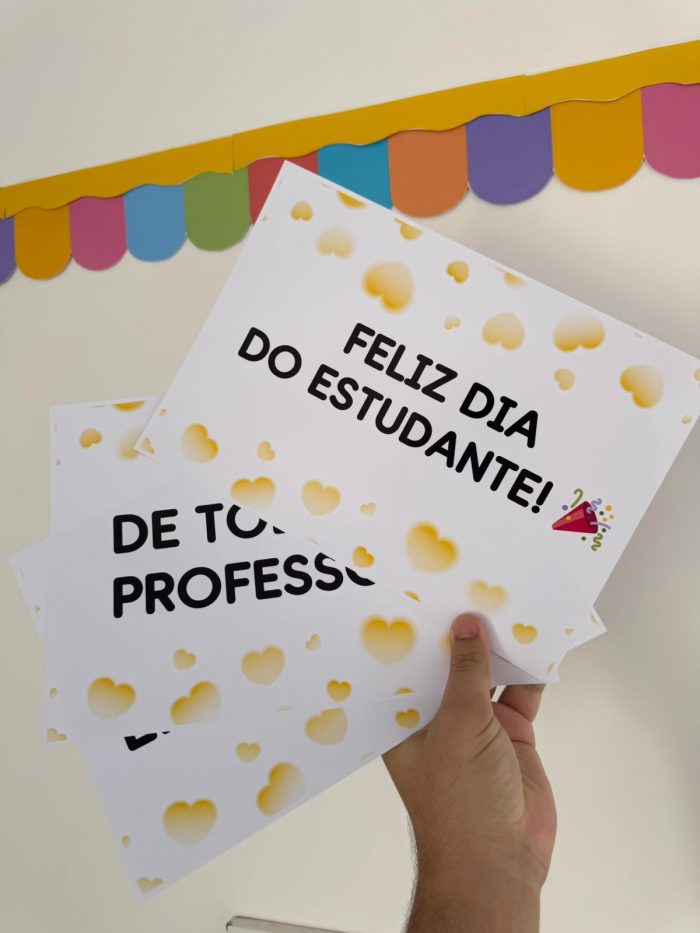 Plaquinhas Para Vídeo Dia Dos Estudantes - Imagem 2