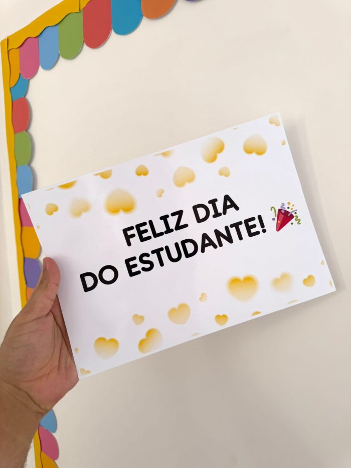 Plaquinhas Para Vídeo Dia Dos Estudantes