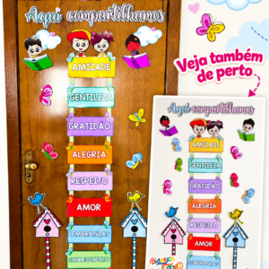 Painel para porta - volta às aulas