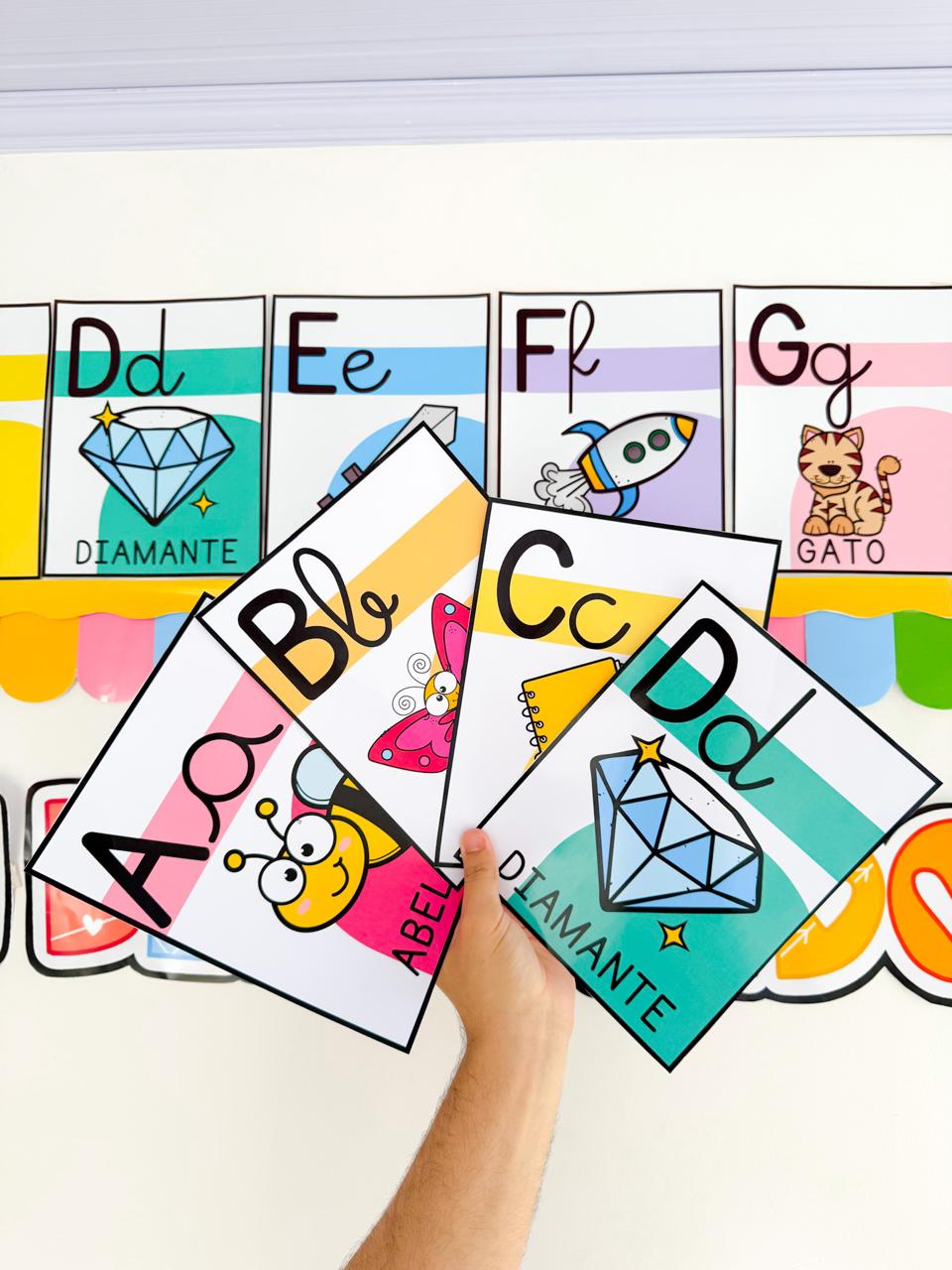 Alfabeto e Centopeia - Cursivo e Maiúscula – Possibilidades