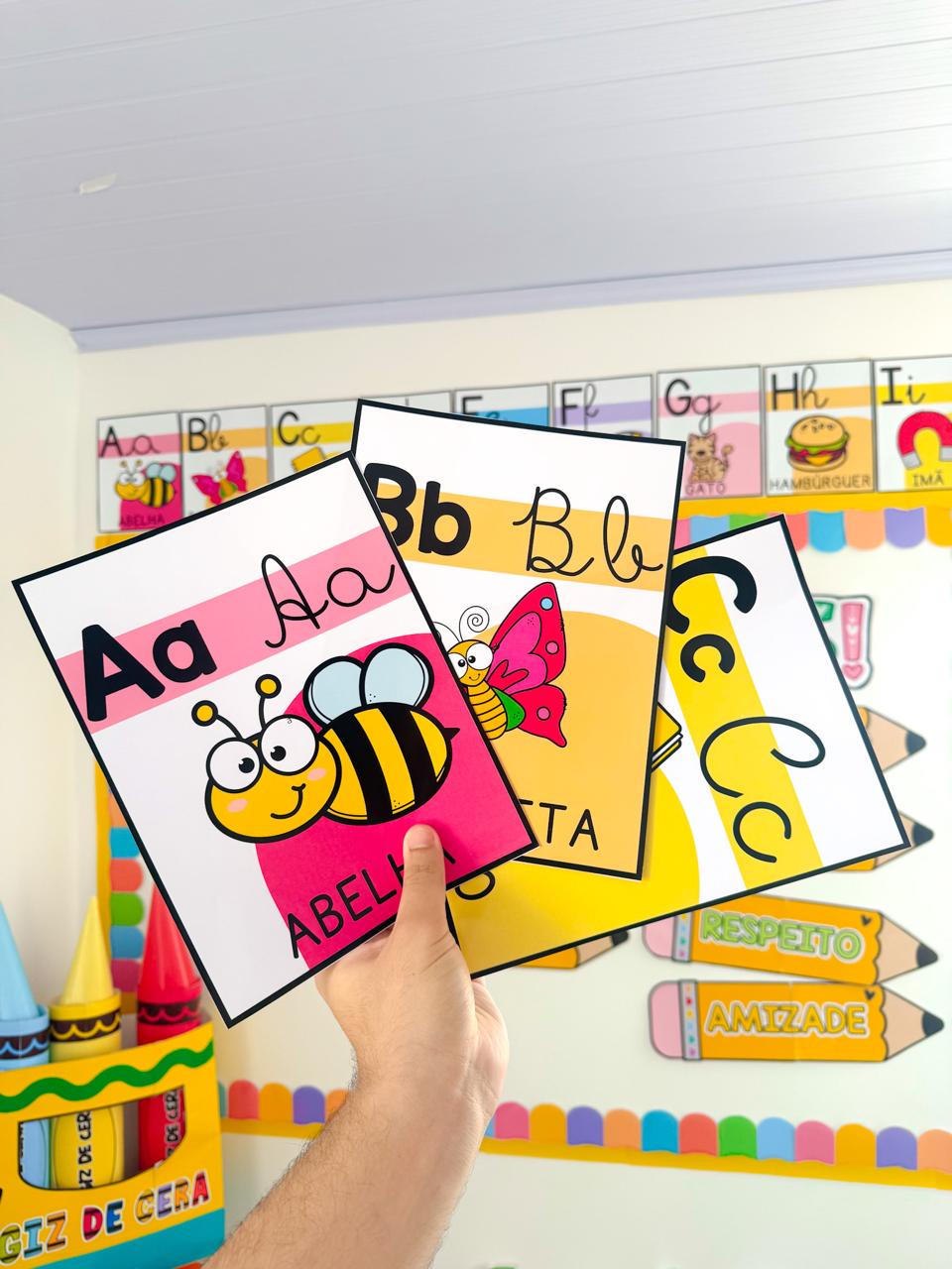 Alfabeto e Centopeia: Caixa Alta e Cursiva, Maiúsculas e Minúsculas – Possibilidades - Imagem 7