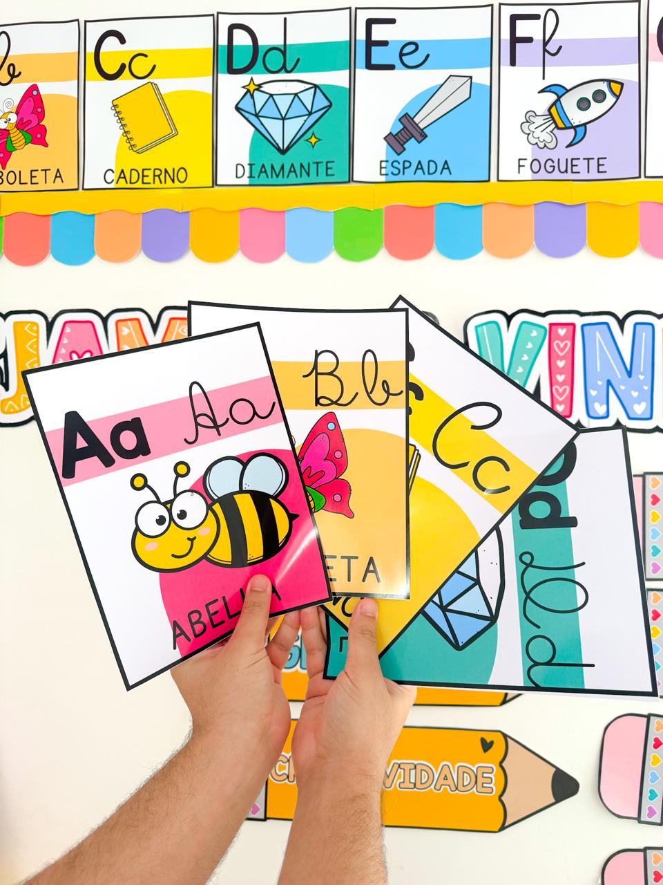 Alfabeto e Centopeia: Caixa Alta e Cursiva, Maiúsculas e Minúsculas – Possibilidades - Imagem 5