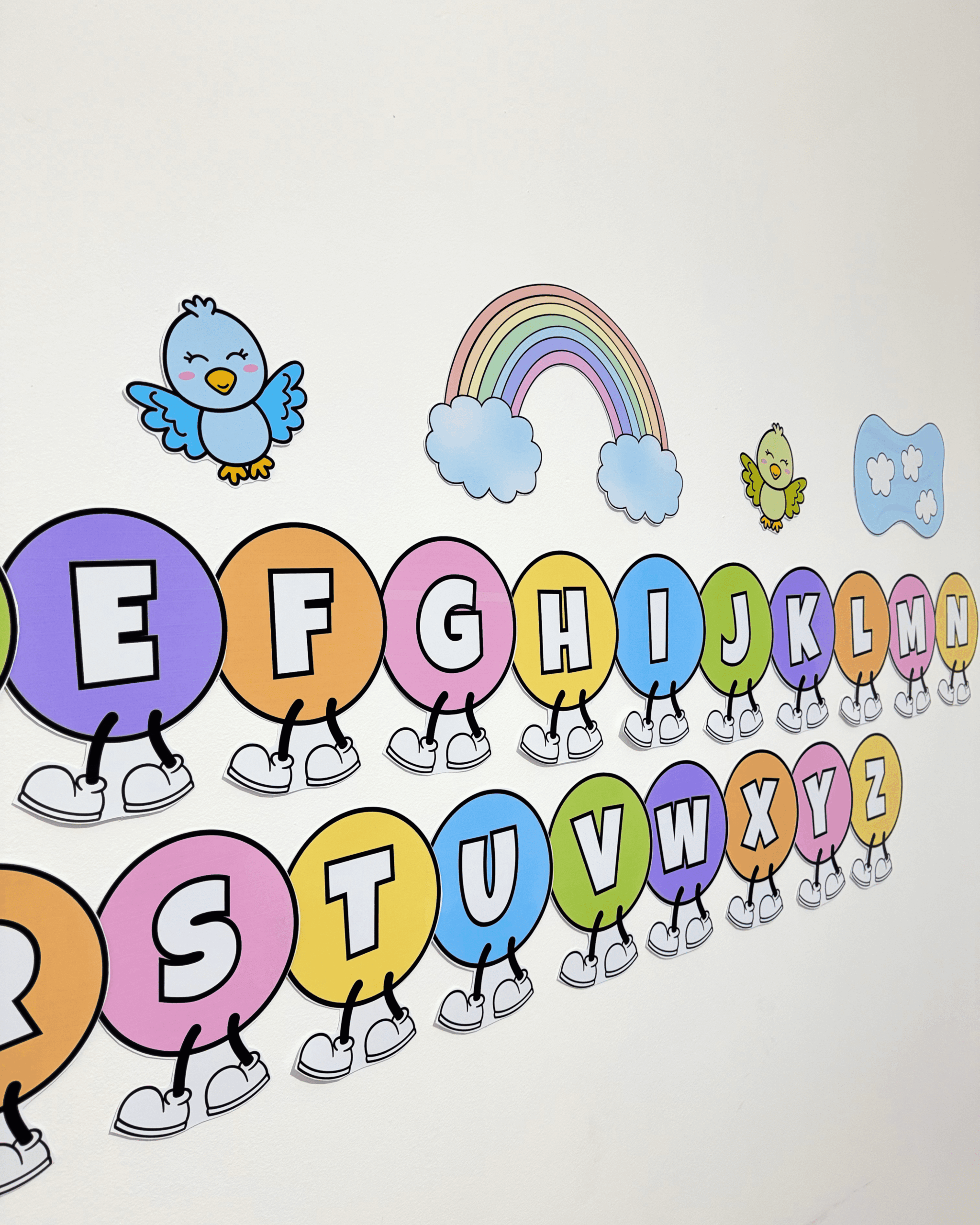 Centopeia do Alfabeto - Cores Pasteis - Imagem 5