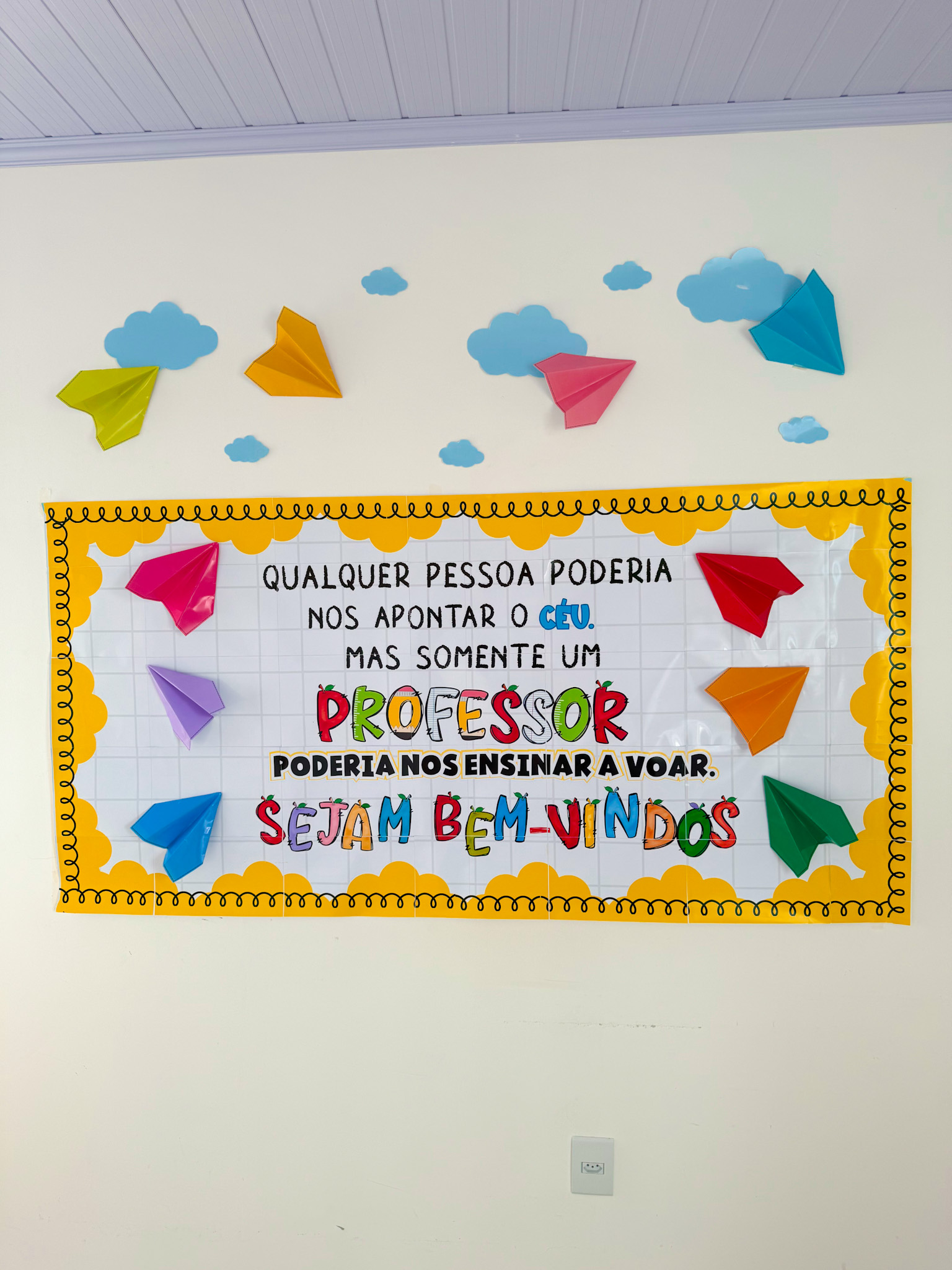 Painel Bem-vindos Professores – Tema Voar - Imagem 7