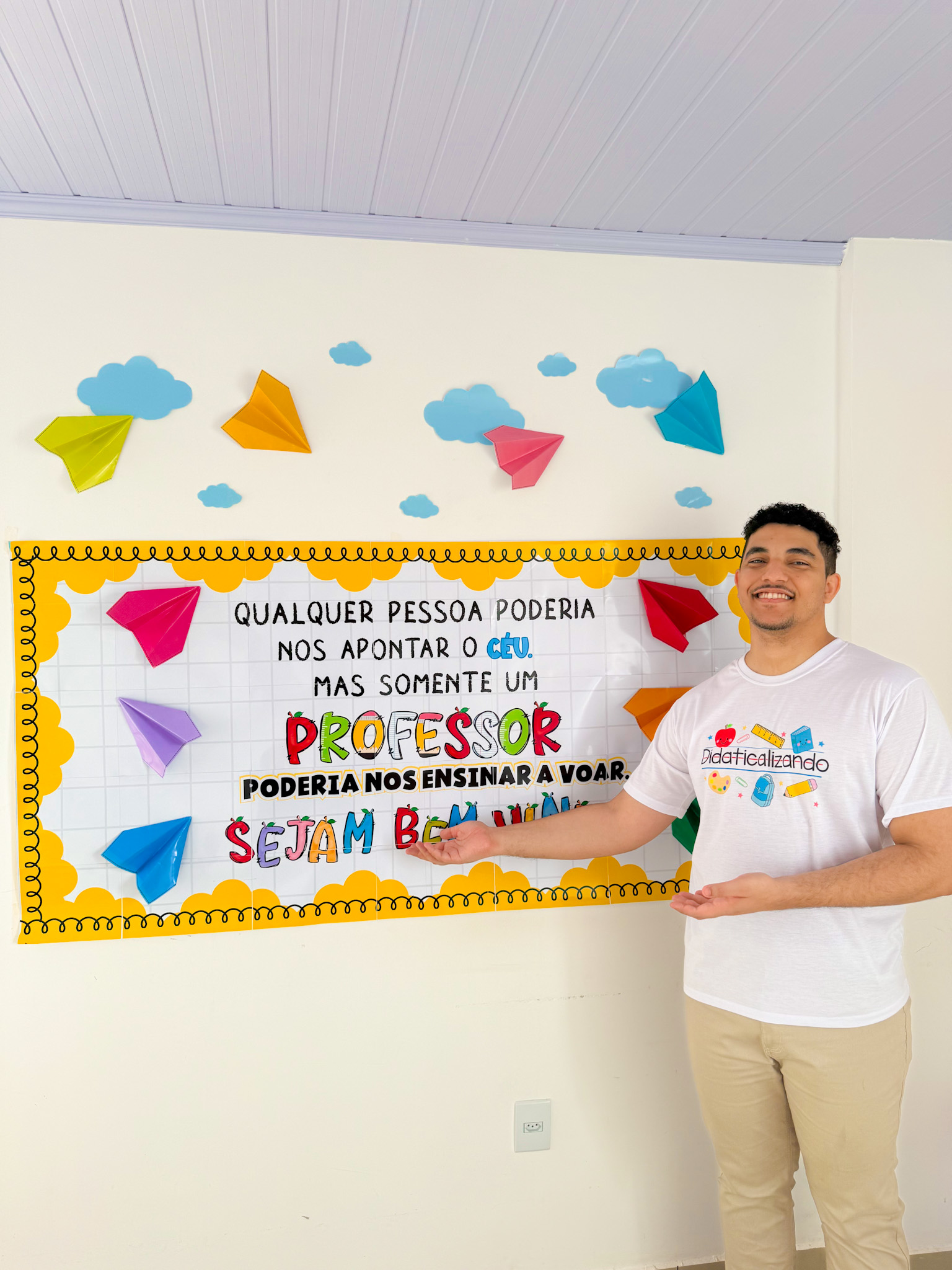 Painel Bem-vindos Professores – Tema Voar - Imagem 6