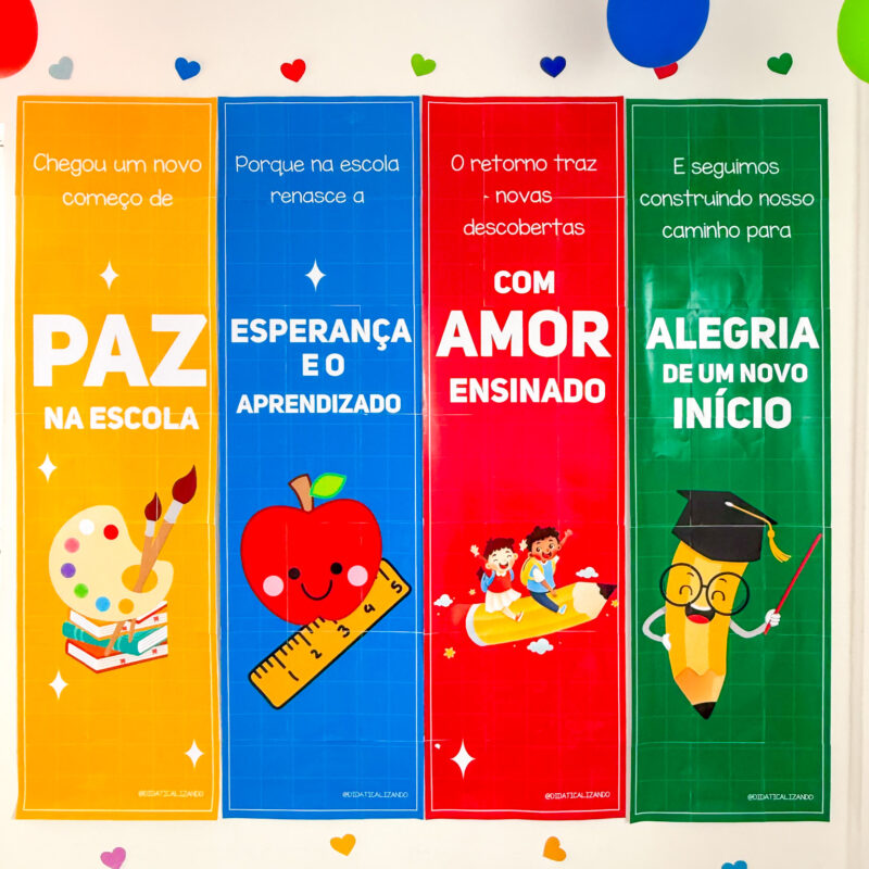 Painel Faixas – Volta às Aulas