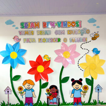 Painel - Jardim - Regando com educação