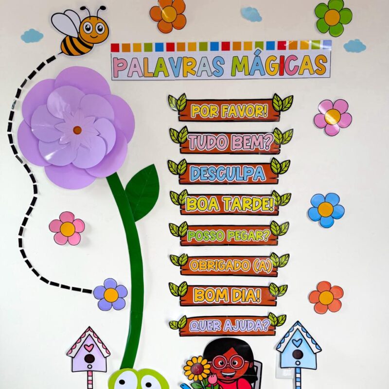 Palavras Mágicas – Tema Jardim