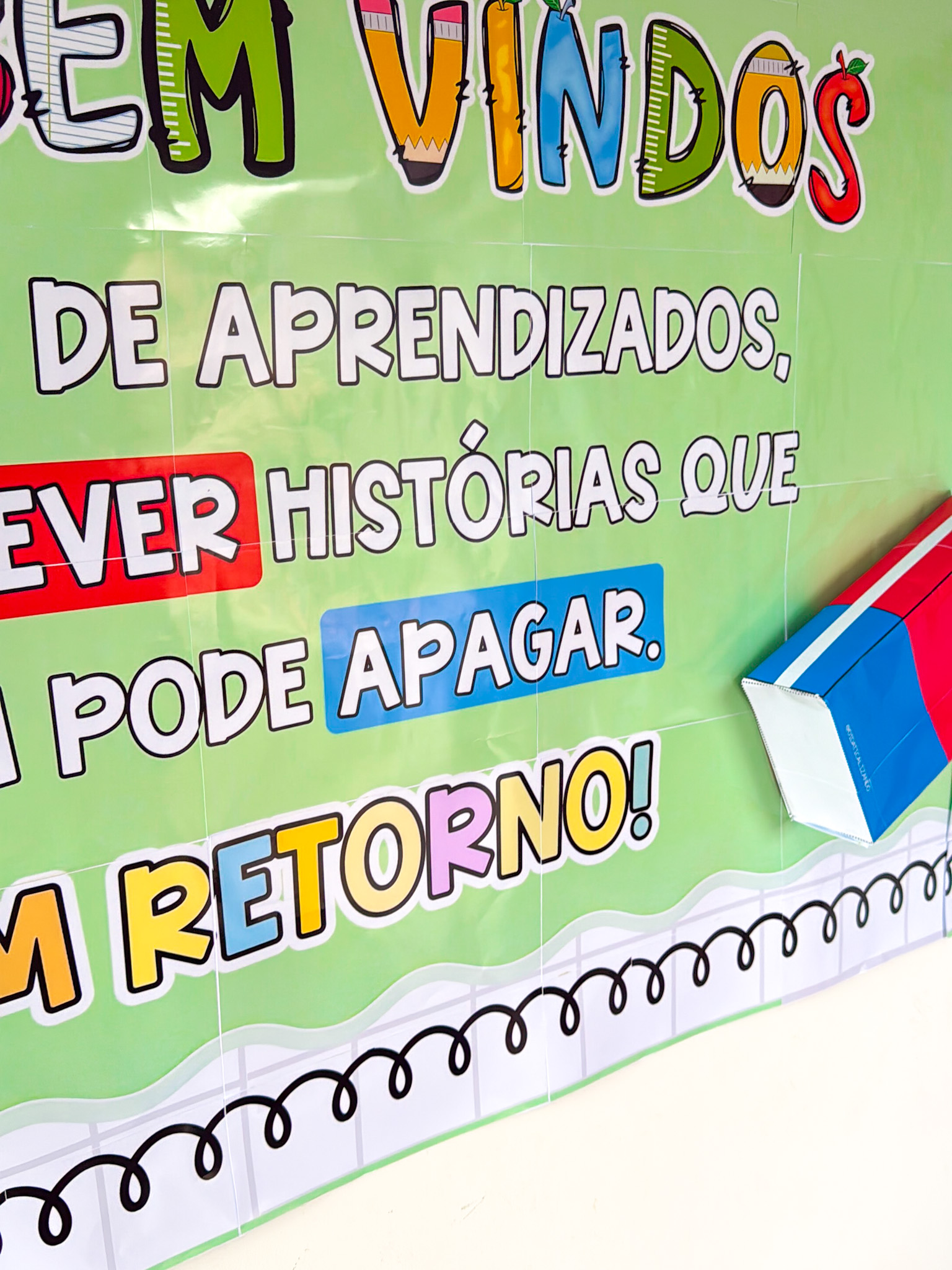 Painel Volta às Aulas – Bom Retorno | Grande - Imagem 6