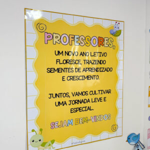Painel – Retorno professores | Tema Jardim