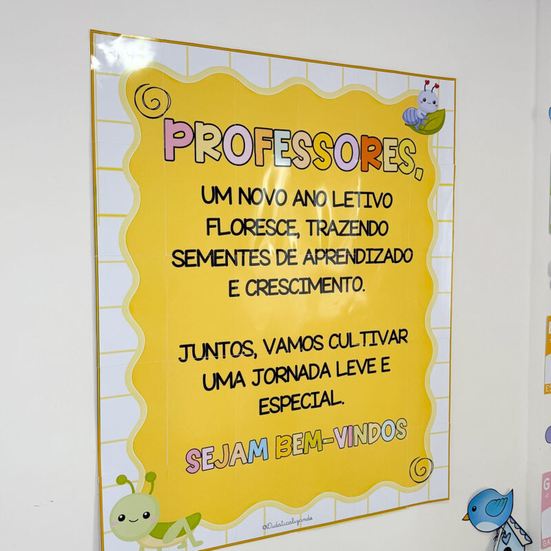 Painel Decorativo – Retorno | Tema Jardim