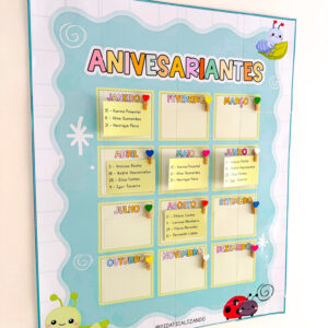 Aniversariantes do Dia | Tema Jardim