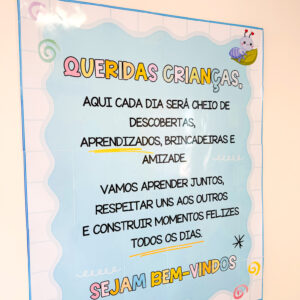Painel – Bem-vindos | Queridas Crianças