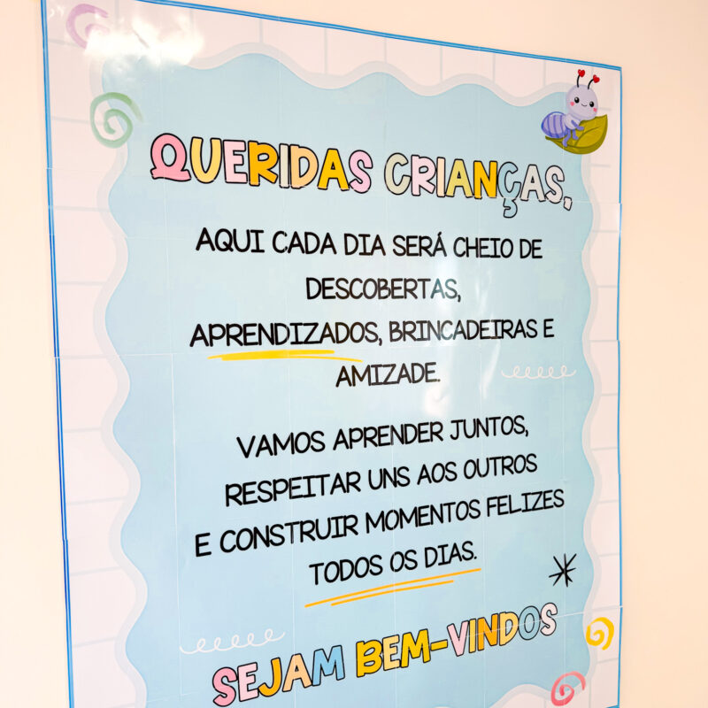 Painel – Bem-vindos | Queridas Crianças