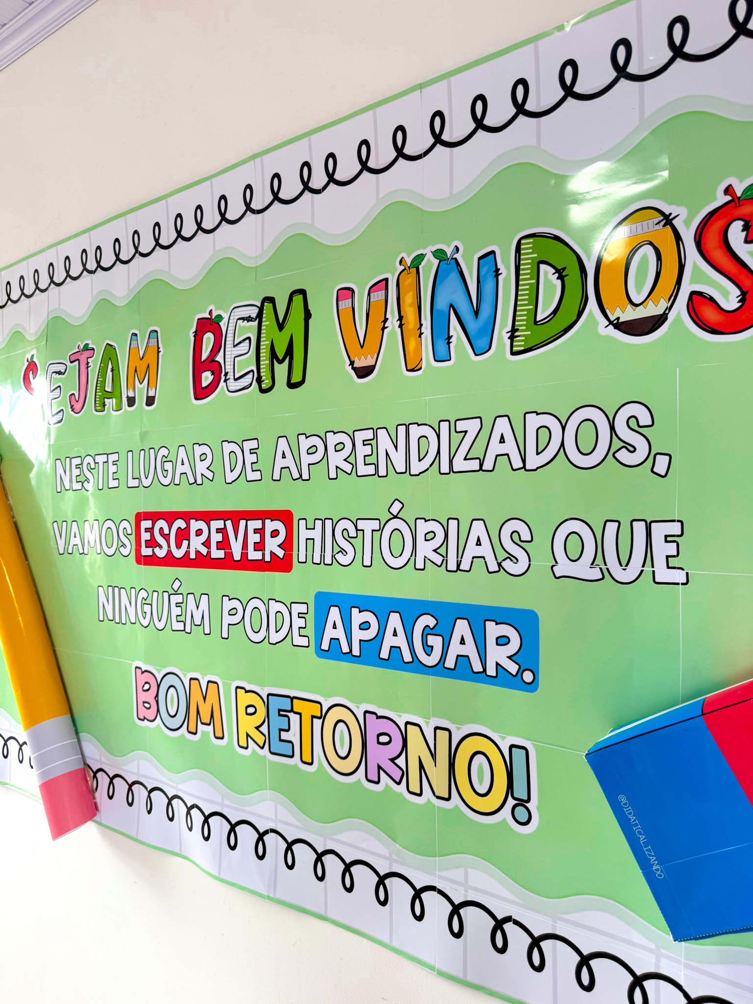 Painel Volta às Aulas – Bom Retorno | Grande - Imagem 10
