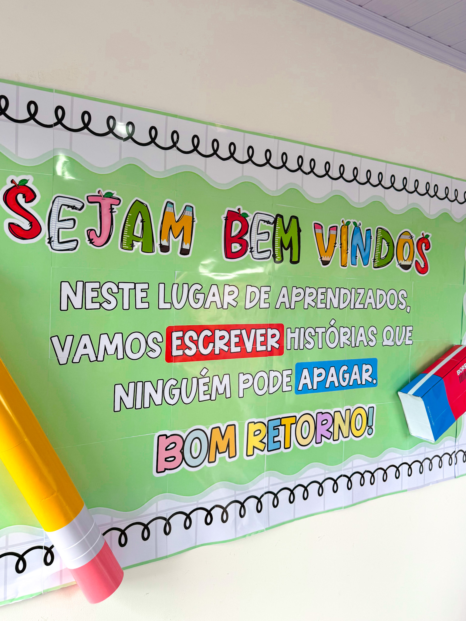 Painel Volta às Aulas – Bom Retorno | Grande - Imagem 8