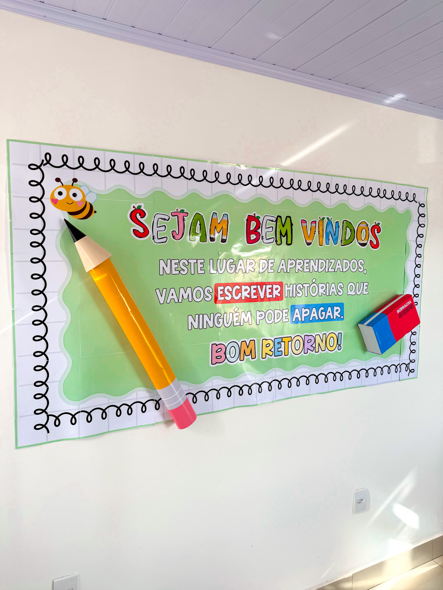 Painel Volta às Aulas – Bom Retorno | Grande - Imagem 2