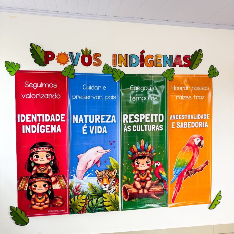 Painel Dia dos Indígenas – Faixas