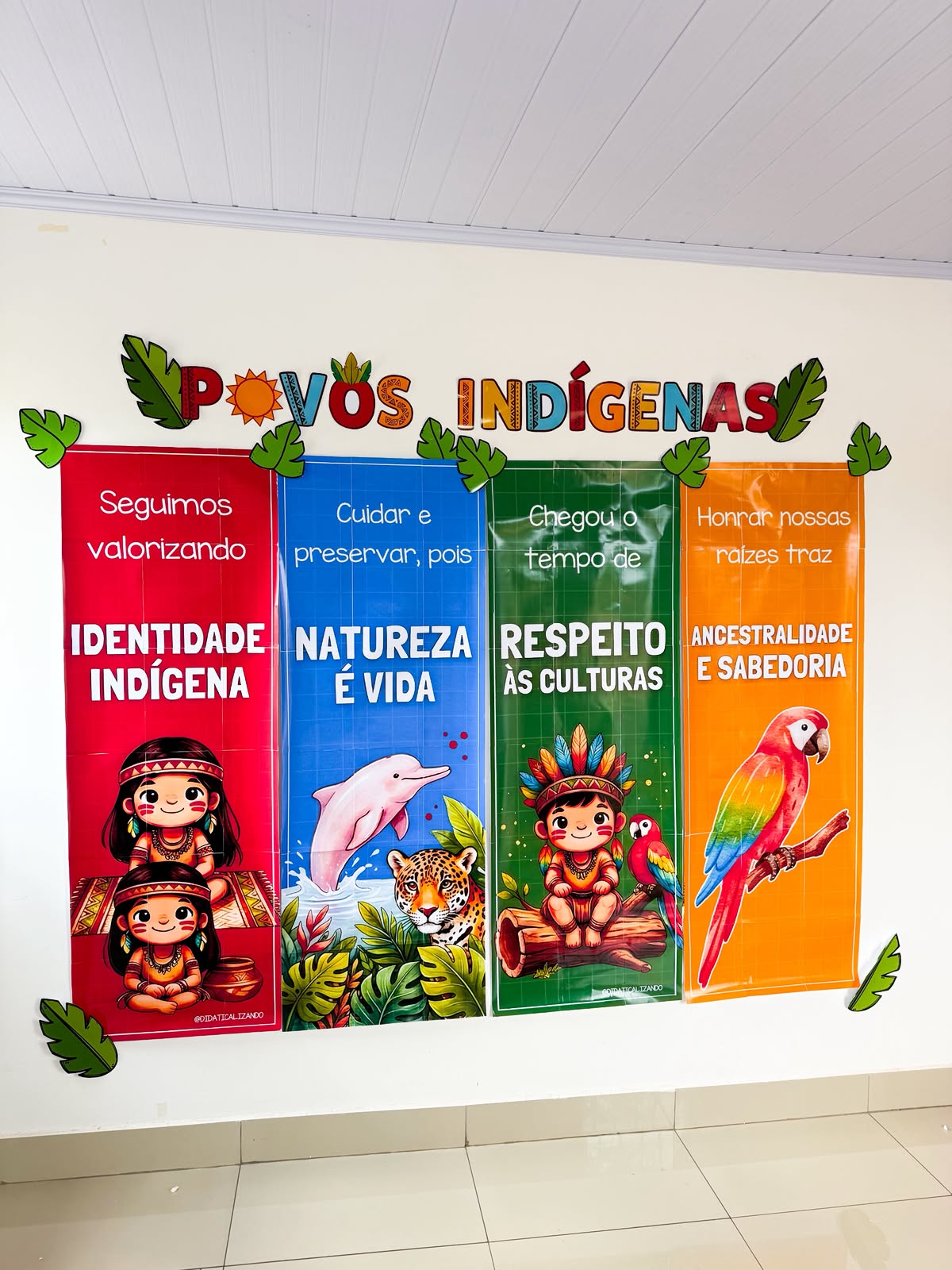 Painel Dia dos Indígenas – Faixas