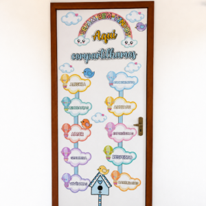 Painel para porta - Voando Alto