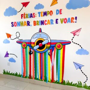 Painel para as Férias - Brincar e voar