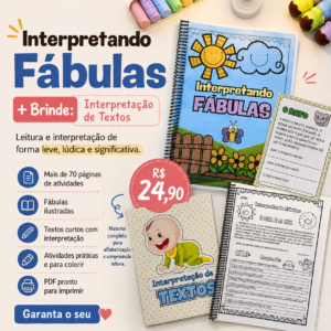Interpretando Fábulas + Brinde: Interpretação de Textos